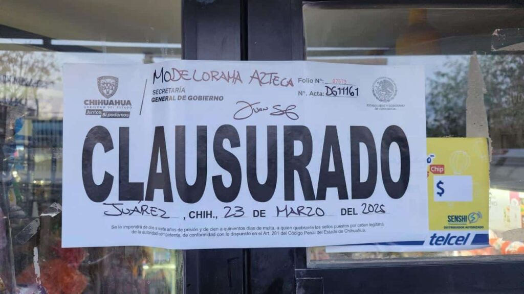 Realiza Gobernación Estatal 362 inspecciones y clausura 8 establecimientos
