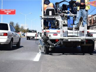 Pintará Municipio líneas divisorias de carriles en la avenida Pacheco este martes